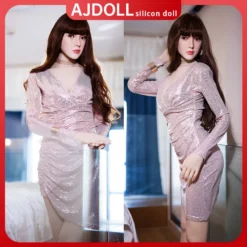 kf A7fb220f4d9c9441693f23cc0778cecf2j Chuanxia 168cm Full Size Height EVO Metal Skeleton Silicone Real Implanted Hair Real Love Doll Sex