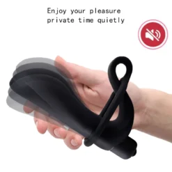 kf H3617169657744f6cb8b177e70e2602f4n Prostate Massager Vibrator For Men Butt Plug Stimulator Anus Delay Ejaculation Ring Gay Masturbator Sex Toy