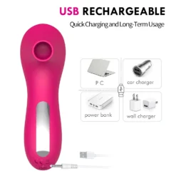 kf H4987cf3093dd434d879442be140d0b4eK Clit Sucker Vagina Sucking Vibrator Female Clitoris Vacuum Stimulator Nipple Sexy Toys for Adults 18 Women 1