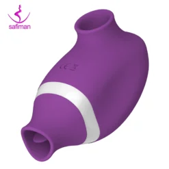 kf H5494e7dfc31d4b07bbc7a87878d0387cw Sucking Licking Vibrator sex toys for woman Adults Couples Nipples Tongue Clitoris Sucker Stimulator for Oral