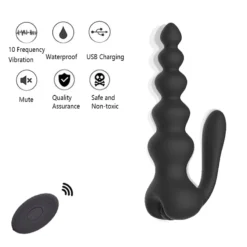 kf H86fee68650aa4eeb919a61c46934e9e1z Wireless Remote Control Anus Vibrator Male Prostate Massager Anal Plug Dildo Stimulator Sex Toys For Men