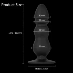 kf Hdfd6b8180805445fad374cebddc4f5a3A Prostate Massager Wireless Remote Control Butt Plug Anal Sex Vibrator Dildo Stimulator For Men Adult Sex