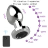 kf He3b3e7910ebd4f02b40e71c2edce8b3aU Wireless Remote Control Anal Plug Vibrator For Men Prostate Massager Metal Buttocks Butt Wearable For Adult