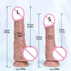 kf S023ea935661e47d3b58a3ced2d50f309z Realistic Skin Feeling Silicone Dildos Adult Sexy Toys For Women Vaginal Massager G Spot Stimulato Massag