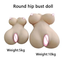 kf S0303ed34c1f24ee19df9b5d0d22e0167G Sexy Women Half Body Sex Doll Toys for Men Soft Big Tits Fat Butt Realistic Vagina