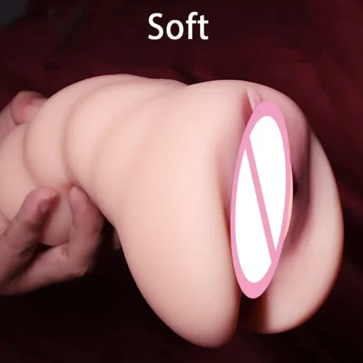 kf S04a4ec3a10e3499fb997e523b838a307Z TPE Pussy Sex Toys For Men Real Artificial Vagina Male Masturbator Realistic Anal Adult Product Male