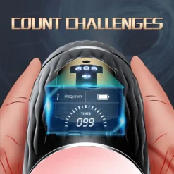 kf S04e83d059b424e9a9d3367d5792240c0c Automatic Dual Channel Vibrating Masturbation Cup for Man Blowjob Pussy Vagina Heating Masturbators Sex Toys Vibrator