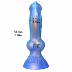 kf S067ae4591dcc4c7a82d50d171b230699L Soft Penis Liquid Silicone Animal Wolf Dildo Suction Cup Realistic Dog Dildos Sex Toys for Women