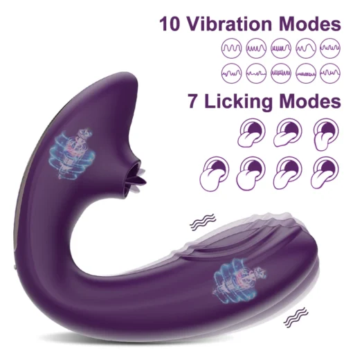kf S07ffcf63a95c44b5b0fb33e723b07ed60 Bluetooth Vibrator G Spot Clit Licking Virgina 17 Modes Oral Sex Tongue Dildo APP Controlled Vibrator