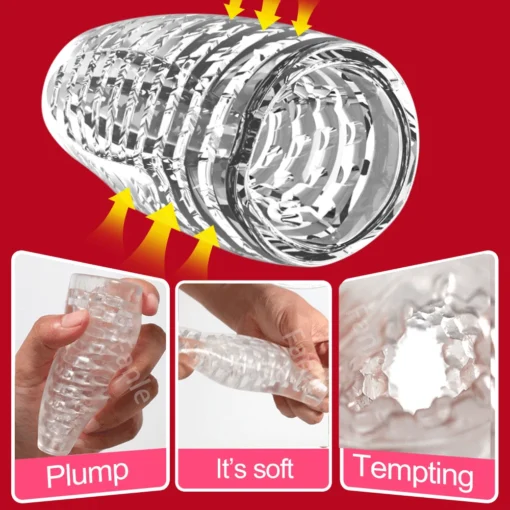 kf S08b1fb83e026493293828f7c32dec722G Masturbation Cup for Men Soft Male Exercise Penis Massage Sexy Pocket Pussy Blowjob Sex Toy Vagina