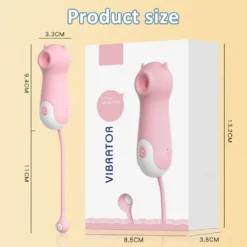 kf S091043fb3c3c406c9953109460409b6cd Clit Sucker Sucking Vibrator Female Clitoris Vacuum Stimulator Nipple Vagina Sex Toys for Adults 18 Women