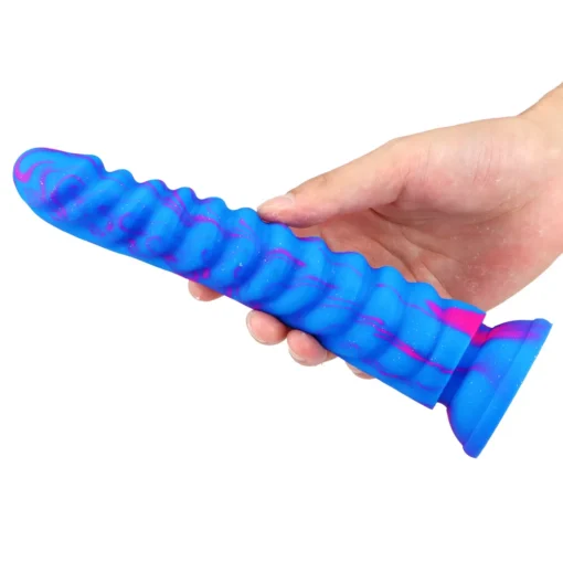 kf S0a82550008ae44f6b803fe5ec65ab9acR Soft Silicone Monster Dragon Scale Mixed Color Dildo Adult Sex Toys Anal Plug Masturbate Anus Stimulate
