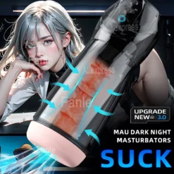 kf S0d2649d4dae24f1983c214fed1f4b4578 Male Masturbator Cup Automatic Sucking Vibration Penis Oral Machine Suction Blowjob Masturbation Real Vagina Vacuum Sex