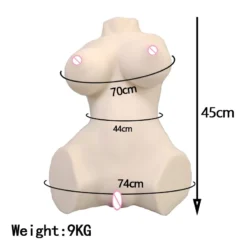 kf S0d76a0fe86514cb5b4bc83a311820564p Sex Love Dolls Soft Half Body Sex Doll Body TPE Material masturbator for men Realistic Vagina