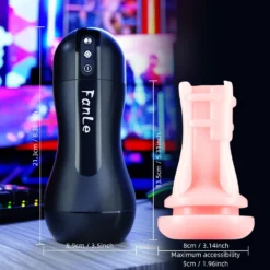 kf S1859b4bc62484639ae8b7dd0f98f8b934 APP Automatic Sucking Heated Male Masturbator Cup Blowjob Vagina Vibrator Sex Machine For Man Remote Control