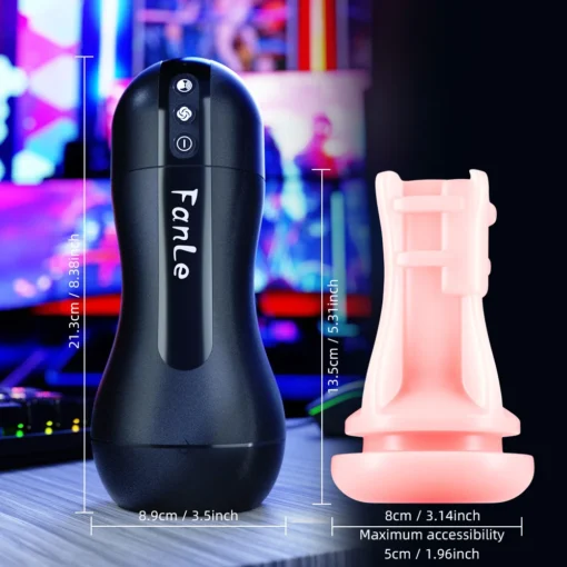 kf S1859b4bc62484639ae8b7dd0f98f8b934 Bluetooth Automatic Male Masturbator Cup Blowjob Sucking Heated Pussy Sex Machine for Men APP Remote Control