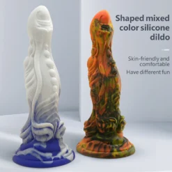 kf S26c3e059a6c346ac8254194b8c8b068bZ Monster Alien Dildo Soft Silicone Huge Bad Dragon Penis Adult Sex Toy Big Dick Anal Plug