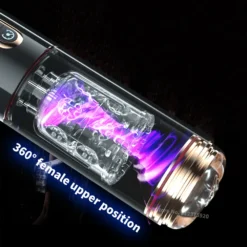 kf S2d9ee474db8a4515b05bc9099cb47a3bf Automatic Male Masturbator Cup Telescopic Rotation Vagina Sucking Blowjob Sex Machine For Men Pocket Suction Masturbation