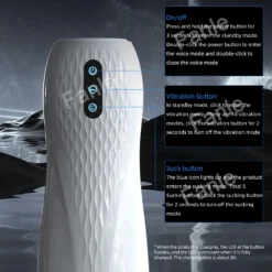kf S2db4e9436c2b414db5e0f5dd0ad1fd9ak Automatic Sucking Male Vibration Masturbator Blowjob Machine Heating Masturbation Cup Vaginal Sex Toys for Men Adult