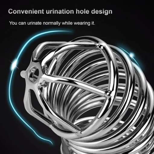 kf S37994a735b7346c4a770f0fcdc09df00s Men BDSM Sex Toys Metal Urethra Chastity Lock with 3 Snap Ring Penis Bondage Adult Chastity
