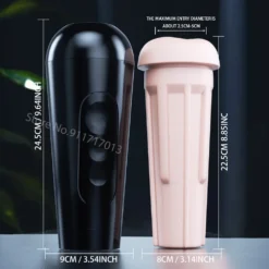 kf S3d5eab20585a4b58bb85d5a918bce8fct Male Masturbator Cup Silicone Vagina Stroker Pocket Pussy Blowjob Endurance Exercise Masturbation Sex Toys for Men