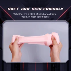 kf S4012f1841ff6489781b5fc081797905dN Male Masturbator Cup Realistic Vaginal Anus Dual Channel Vacuum Sucking Blowjob Pocket Masturbation Sex Toy for