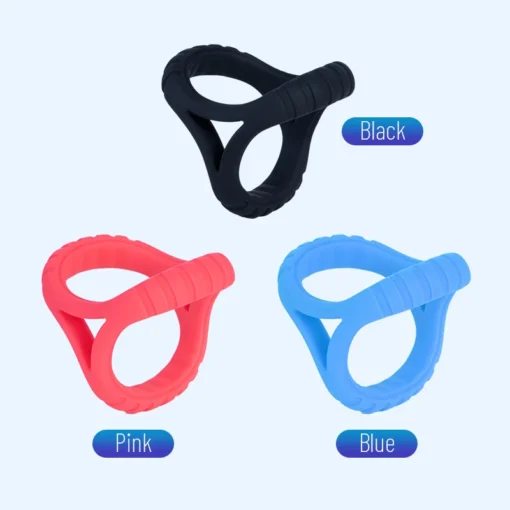 kf S440fe939ae2648f2ad3e70e5d48aa40fg Liquid Silicone Men s Cock Erection Ring Adult Scrotal Ejaculation Delay Restraints Man Penis Headers Sex