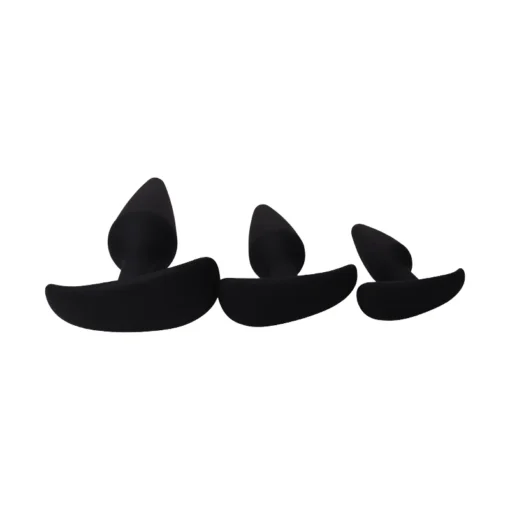 kf S4ea91db11cac4fb7bd34c67b7c330378K Prostate Massager 3 Different Size Silicone Plugs Anal Butt Plug Anal Dilation Trainer Adult Games Sex