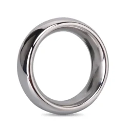kf S4ec95396a14f44c4a7de609e630d83b1C Cock Ring Stainless Steel Metal Scrotal Restraints Glans Penis Men S Testicular Weight Locked Sperm Ring