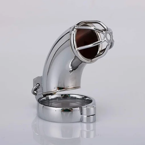 kf S51799be064bc468faf5ef30588502de1M BDSM Sex Toys Men Metal Urethra Chastity Lock Penis Bondage Adult Chastity Cage Cock with 3