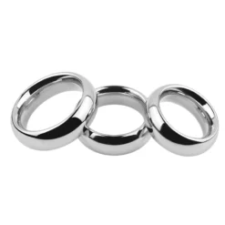 kf S5486c318989444ec940921e45e07971bF Cock Ring Stainless Steel Metal Scrotal Restraints Glans Penis Men S Testicular Weight Locked Sperm Ring