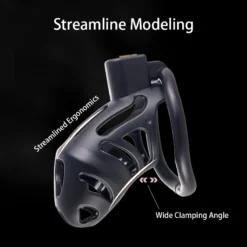 kf S555152540ab3436588b34ebb9ae8663b4 Male Chastity Cage with 3 Snap Ring Adult Supplies High Quality Resin Penis Lock Couples SM
