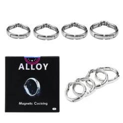 kf S55b3aa8d89ce40b98deaa02919a880048 Adjustable Metal Cock Circumcision Blocker Ring Glans Penis Ejaculation Delay Training Semen Lock Ring Adult Sex