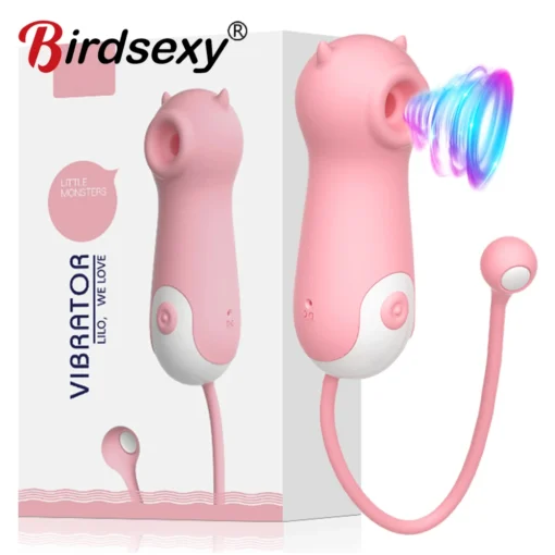 kf S583f0eb46abd47bda7c17988c562348cm Clit Sucker Sucking Vibrator Female Clitoris Vacuum Stimulator Nipple Vagina Sex Toys for Adults 18 Women