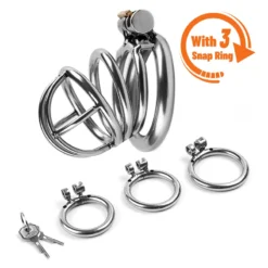 kf S5b623048badc40d8b89b80fb8d7c091ee Metal Stainless Steel Chastity Lock Male SM Sex Devices Supplies Adult Penis Lock Bound to Prevent