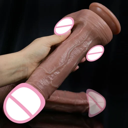 kf S603a02decb8545ada1c598d4e98f81cfS Skin Realistic Dildos Adult Sexy Toys Female Masturbator G Spot Vagina Stimulato Orgasm Thick Penis Females
