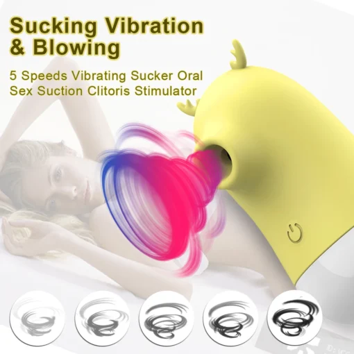 kf S6473876dd46e424cbc4d1a4500189e3f0 Pussy Licking Toy Clitoris Sucker 2 in 1 Oral Tongue Clitoris Stimulator Nipple Clit Sucker Vibrator