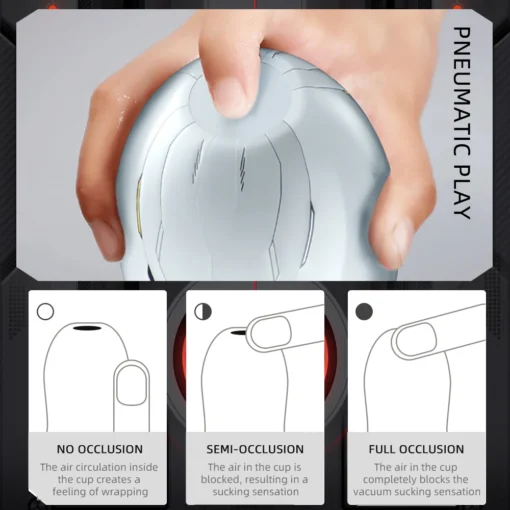kf S6609744b969a4bf89a8c8fb4ae579017J Male Masturbator Cup Realistic Vaginal Anus Dual Channel Vacuum Sucking Blowjob Pocket Masturbation Sex Toy for