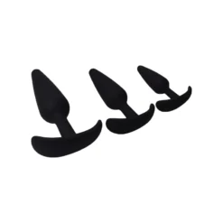 kf S67e5c973f6134e5e85a01f2fe26a600fC Prostate Massager 3 Different Size Silicone Plugs Anal Butt Plug Anal Dilation Trainer Adult Games Sex