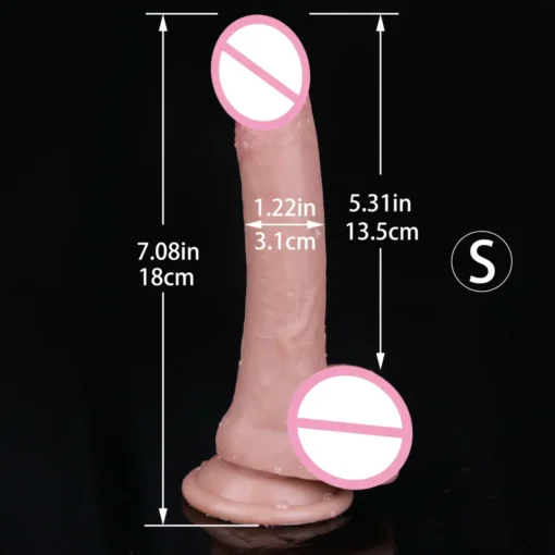 kf S6945b15318dd40a1be1e807989859e7fa Realistic Penis Soft Sexy Huge Dildo Female Masturbator Silicone Suction Cup Big Dick Dildos Adult Sex scaled