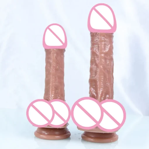 kf S6af98293117b4be0a904735b3aa61b8cx Realistic Skin Feeling Silicone Dildos Adult Sexy Toys For Women Vaginal Massager G Spot Stimulato Massag