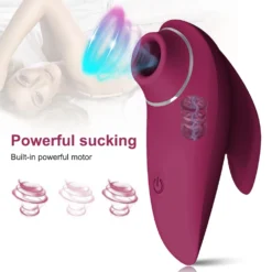 kf S6cb3fed4be8b46b899a18c94a78e24bdR Sucking Vibrator Sex Toy For Women Vibrating Sucker Oral Clitoris Stimulator Sex Suction Vibrator Female Adults