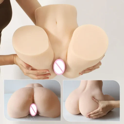 kf S6d936544473c4e458164a1bb837fffa2S New Realistic Half Body Sex Love Dolls Torso Real Pussy Big Ass Artificial Vagina Male Masturbation