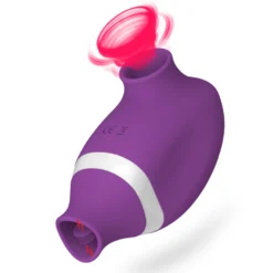 kf S6edbe3fa35d94884b41de93a0266e54aj Sucking Licking Vibrator sex toys for woman Adults Couples Nipples Tongue Clitoris Sucker Stimulator for Oral