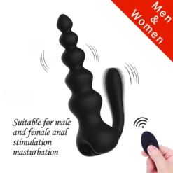 kf S76f1f1b11bfc4ffbbe49c30bb0dc236dQ Wireless Remote Control Anus Vibrator Male Prostate Massager Anal Plug Dildo Stimulator Sex Toys For Men