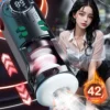 kf S78a86301739c4dd4bdec786824a3b58fZ Automatic Male Masturbator Cup Telescopic Sucking Heated Pussy Blowjob Machine Thrusting Vibration Masturbation Sex Toy for