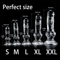 kf S79e8decd4e1c40fba40c9d04e3d6f8747 Soft Jelly Dildo Realistic Animal Penis With Suction Cup Big Dog Dick Anal Plug Adults Female