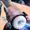 kf S7bce3ff692534882a7fadafcc58616c8i Automatic Telescopic Sucking Male Masturbator Vaginal Suction Thrust Vibrator Sex Toy for Men Masturbation Cup Blowjob