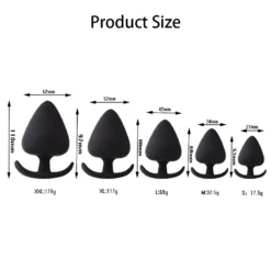 kf S7bf4bb4e02b749bcb36f1d542a390c8e6 5 Sizes Anal Plug Trainer Dildo Massage Prostate Stimulator For Men Women Butt Plugs Sex Toys