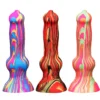 kf S7f0f01a031344bd893b7d8d36fc2a3fbR New Silicone Animal Dildo Dog Fox Wolf Penis Not Ejaculation Realistic Dildos Sucker Anal Plug Sexy